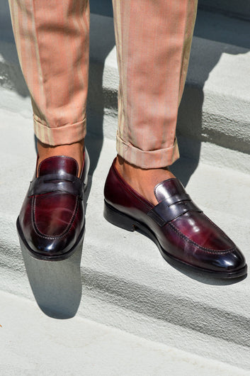 Penny Loafer Diablo Antique & Dark Grey