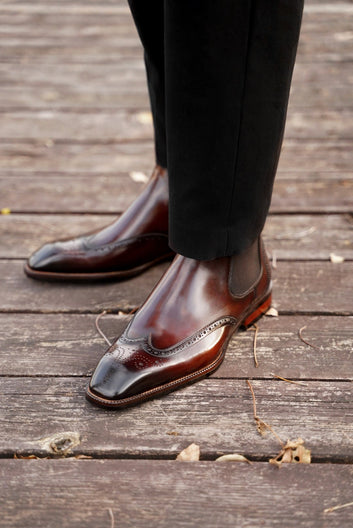 MANTORO Leather Sichel Boots